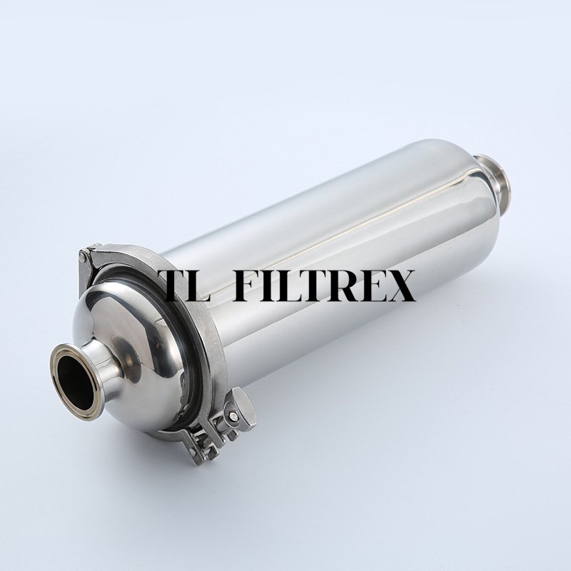 V CLAMP SEDIMENT FILTER CARTRIDGE HOUSING