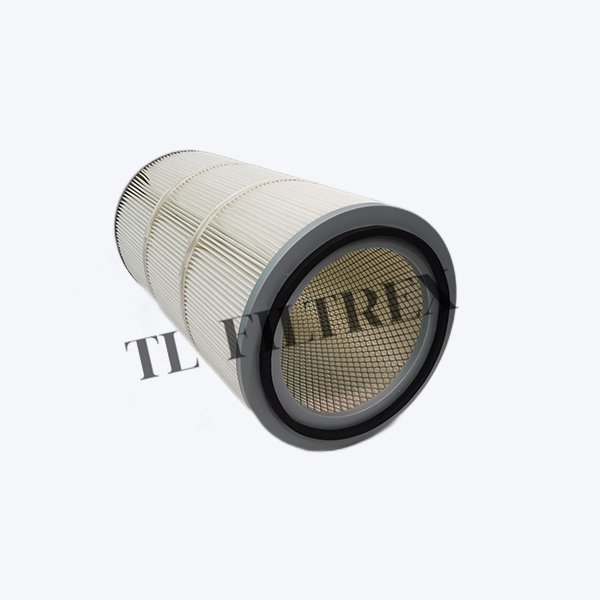SPUNBONDED POLYESTER AIR FILTER CARTRIDGE WITH PTFE MEDIA