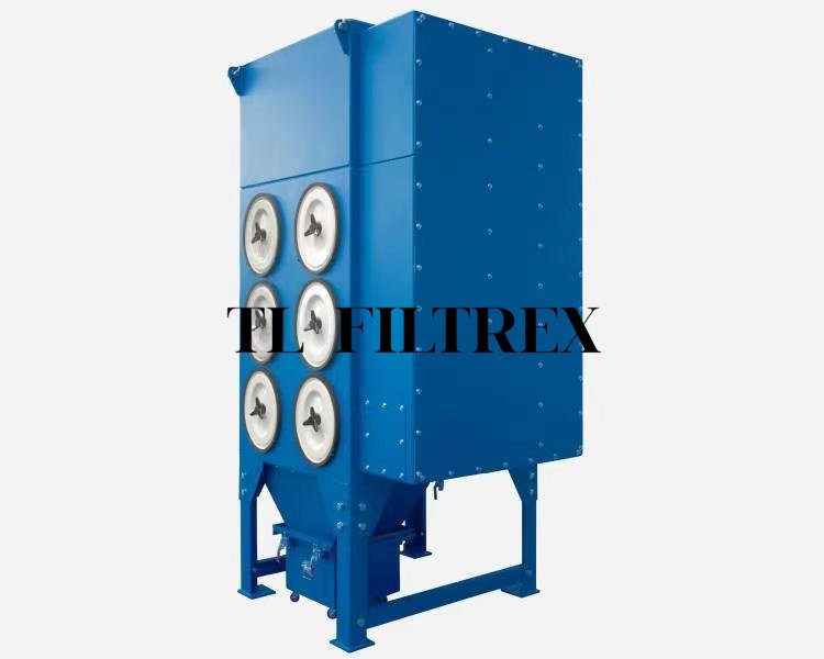 BOTTOM END INSTALLED FILTER CARTRIDGE DUST COLLECTOR